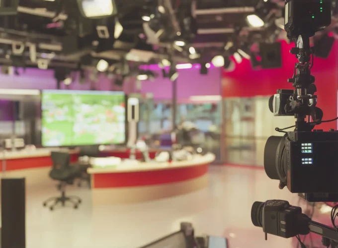 Modern TV Studio Setup Modern TV Studio Setup